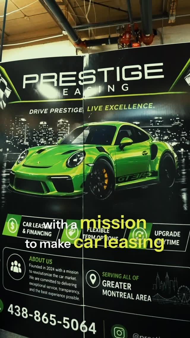 Post 6 by Mr. Prestige • Prestige Leasing on Instagram (video)