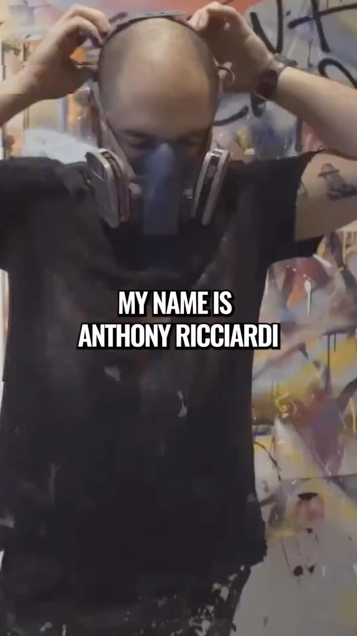 Post 9 by Anthony Ricciardi - Artist on Instagram (video)