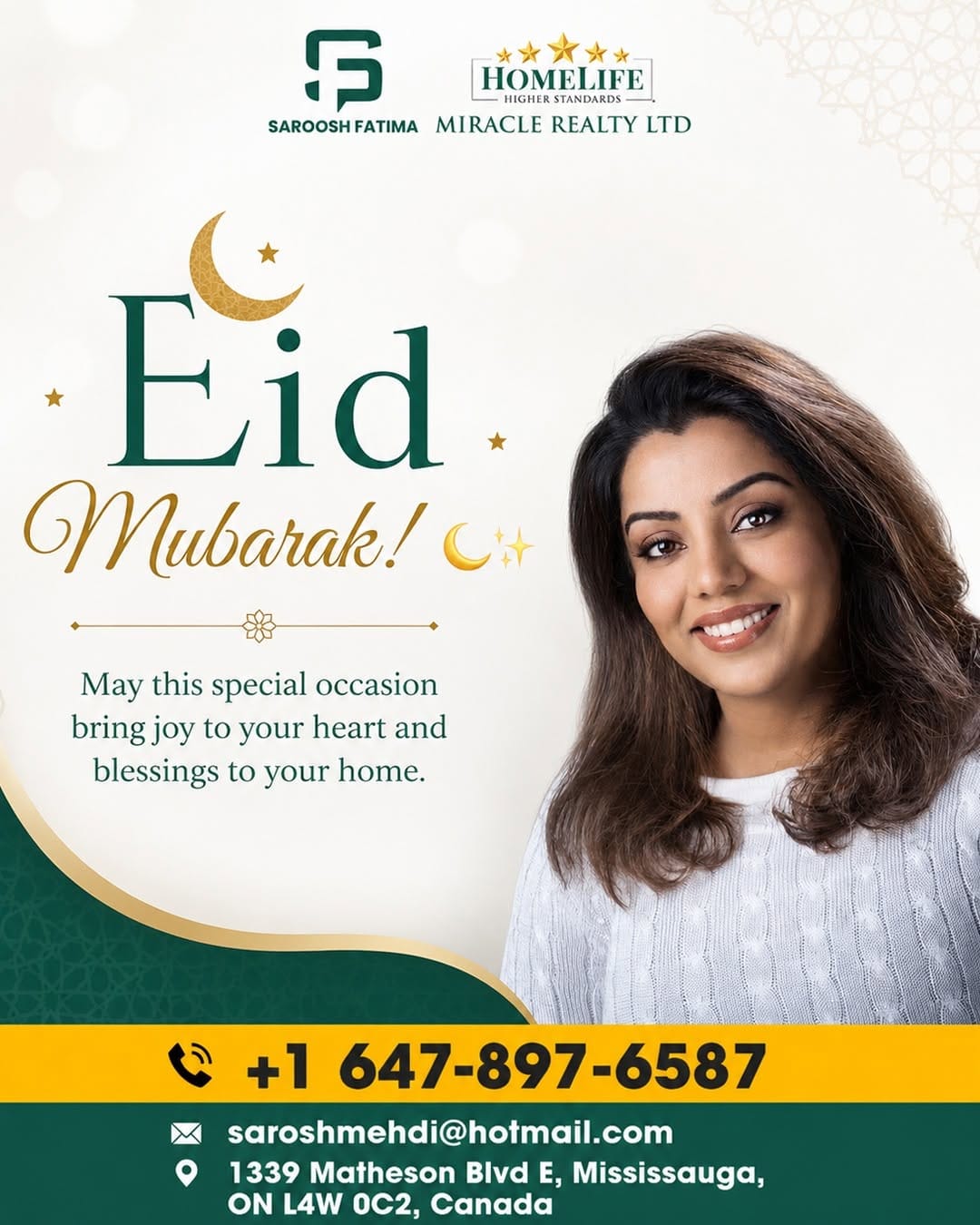 Post 4 by Realtor Saroosh Fatima on Instagram (image)