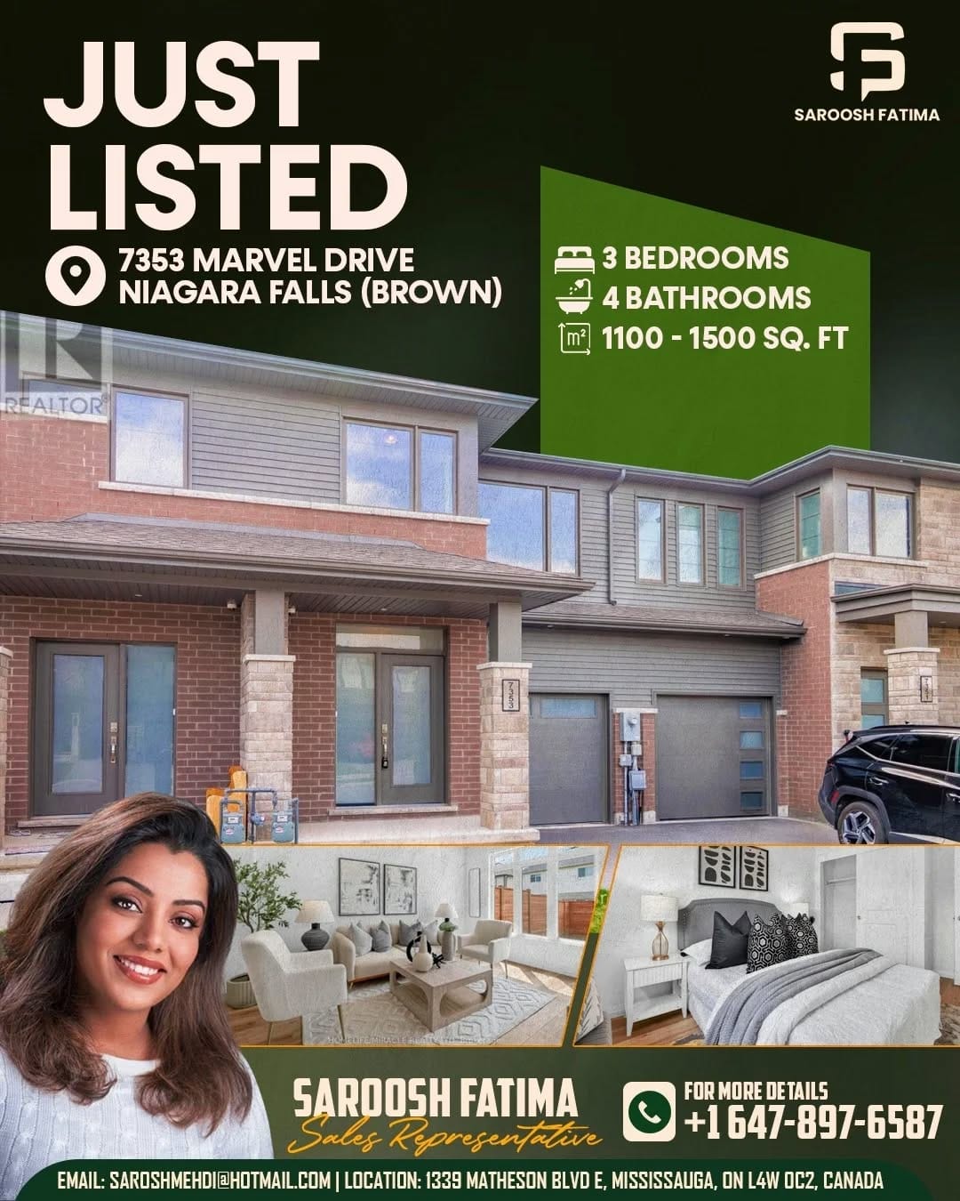 Post 7 by Realtor Saroosh Fatima on Instagram (carousel)