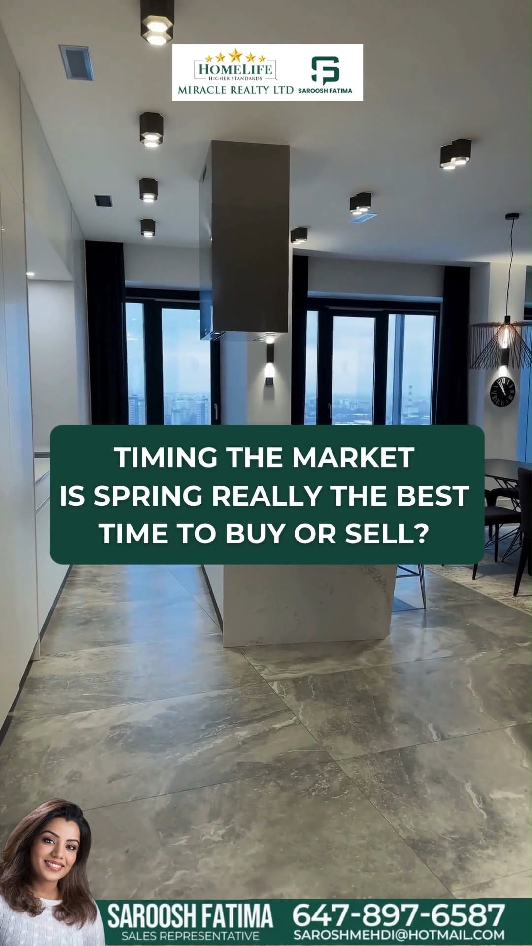 Post 9 by Realtor Saroosh Fatima on Instagram (video)