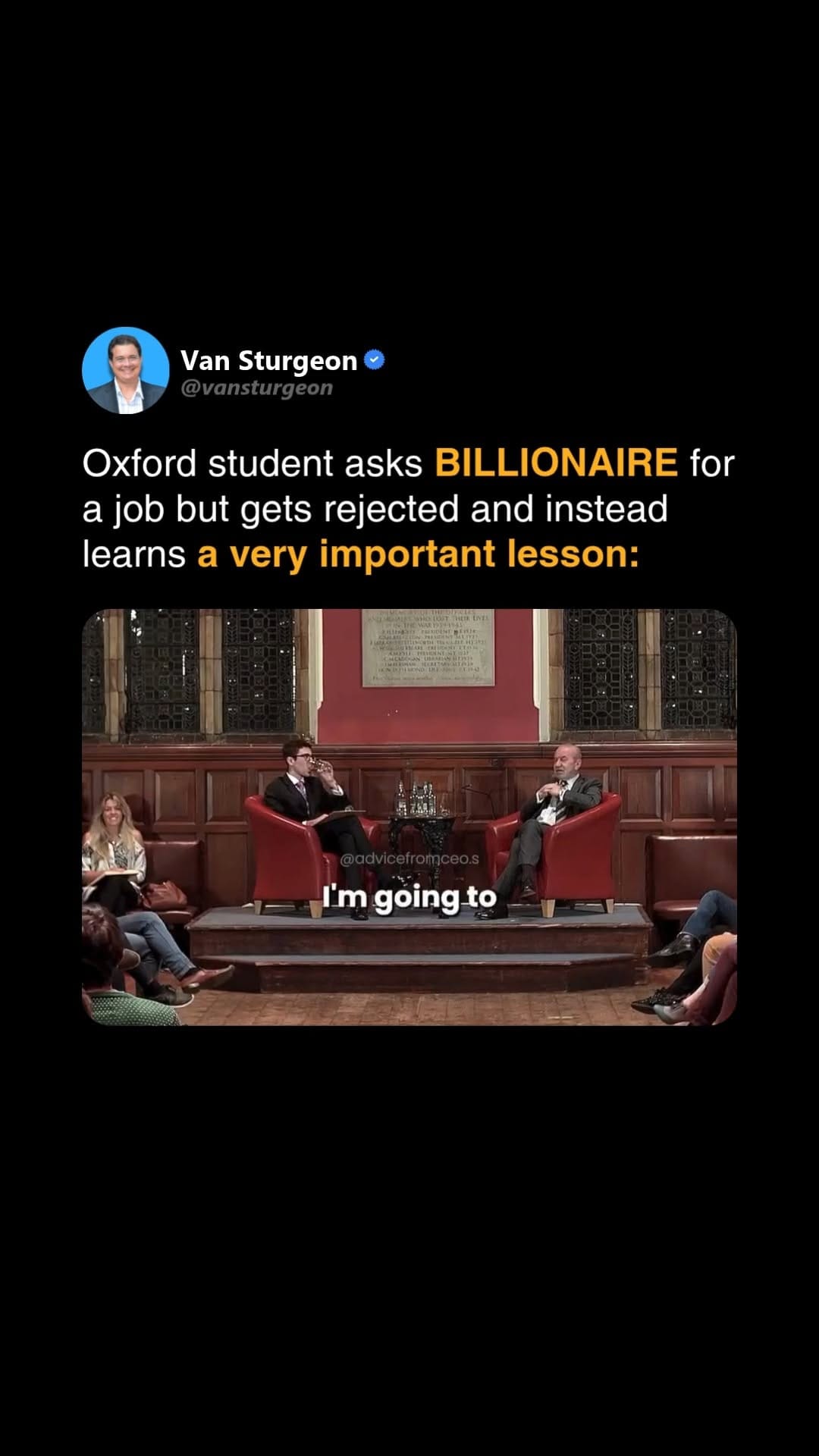 Post 5 by Van Sturgeon on Instagram (video)
