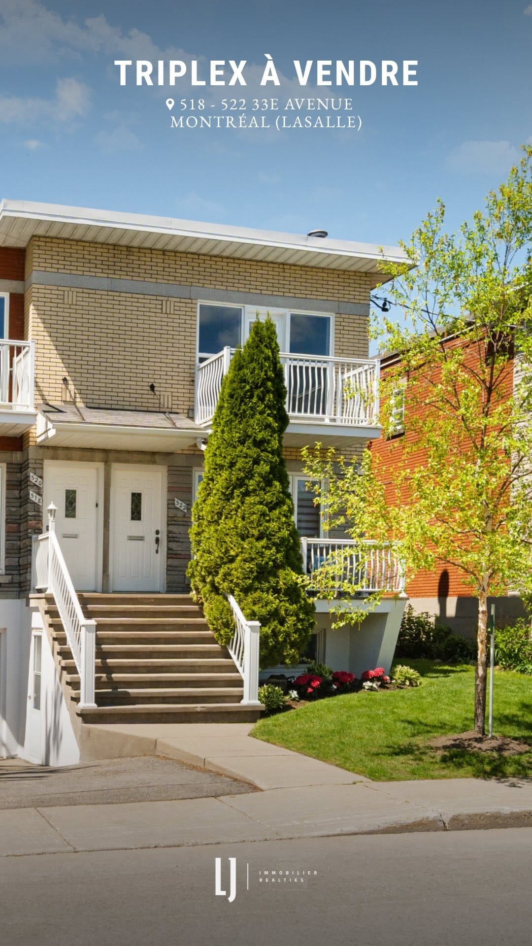 Post 3 by LJ Aguinaga MTL Real Estate on Instagram (video)
