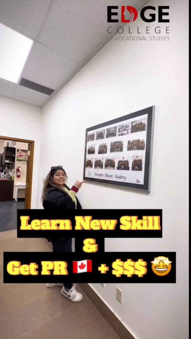Post 3 by Edge College of Vocational Studies on Instagram (video)