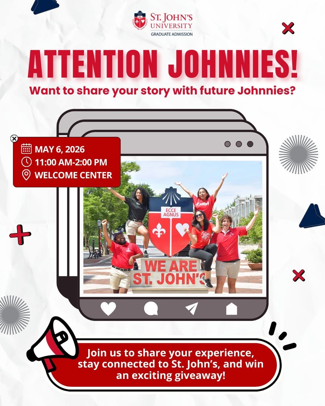 Post 8 by St. John’s Graduate Admission on Instagram (image)