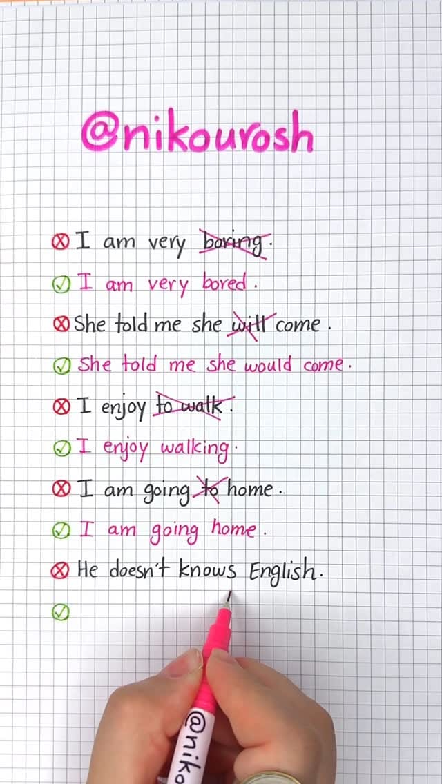 Post 9 by Nikourosh English Academy on Instagram (video)