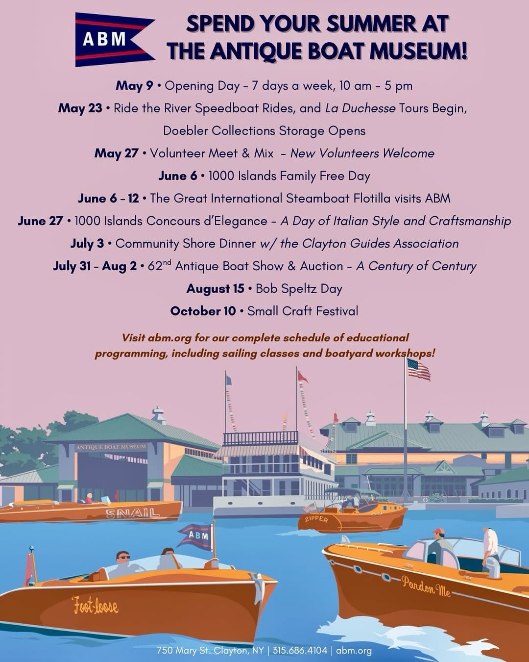 Post 3 by Antique Boat Museum on Instagram (image)