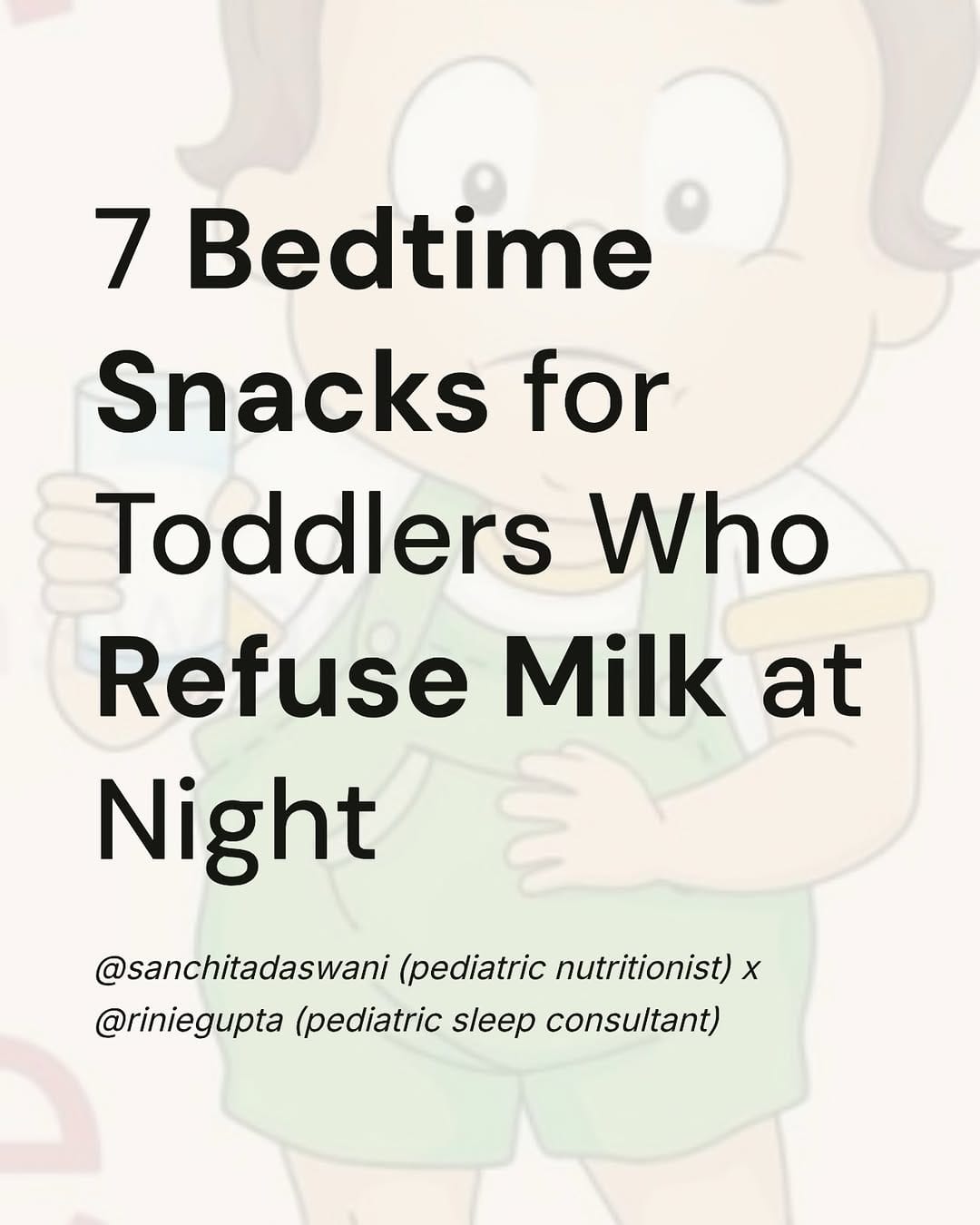 Post 1 by Sanchita Mahtani / Child Nutritionist on Instagram (carousel)