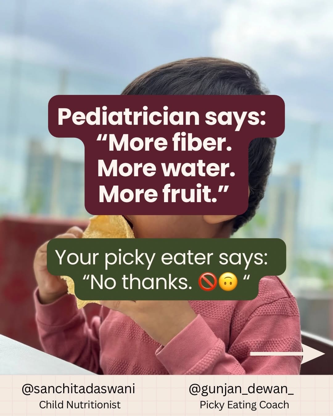 Post 7 by Sanchita Mahtani / Child Nutritionist on Instagram (carousel)