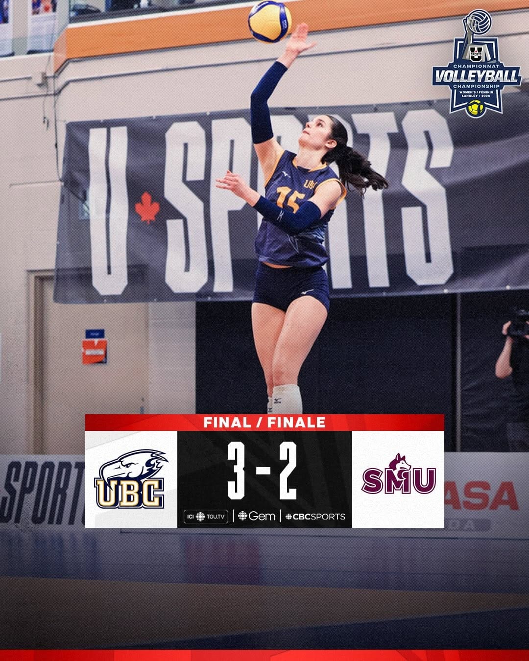Post 3 by UBC Women's Volleyball on Instagram (carousel)