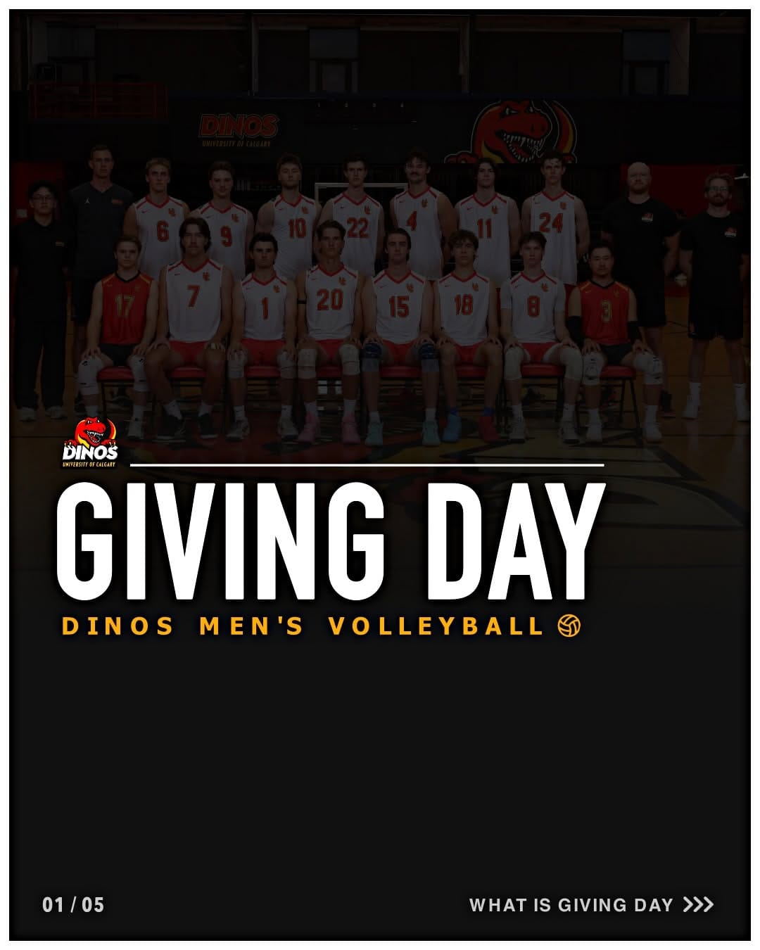 Post 7 by UCalgary Men's Volleyball 🏐 on Instagram (carousel)
