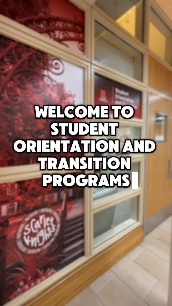 Post 10 by Student Orientation & Transition Programs on Instagram (video)