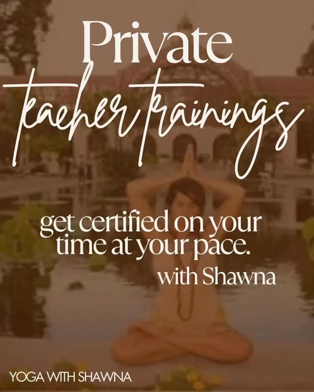 Post 8 by Yoga With Shawna | Yoga, Teacher Trainings  + Retreats on Instagram (video)