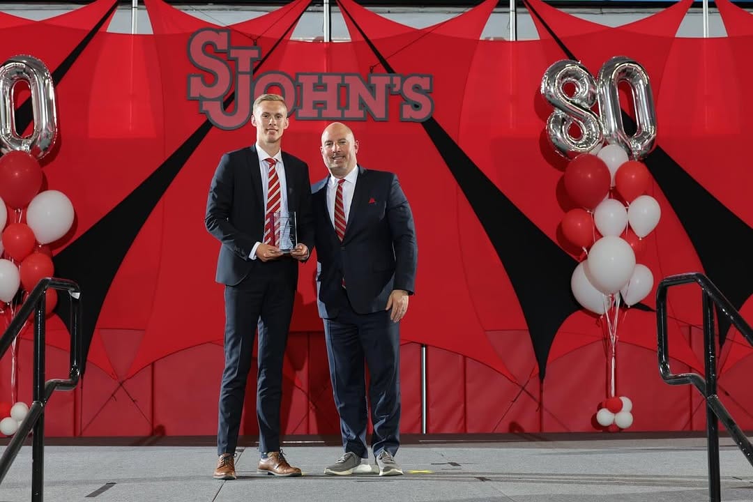 Post 8 by St. John's Men's Soccer on Instagram (carousel)