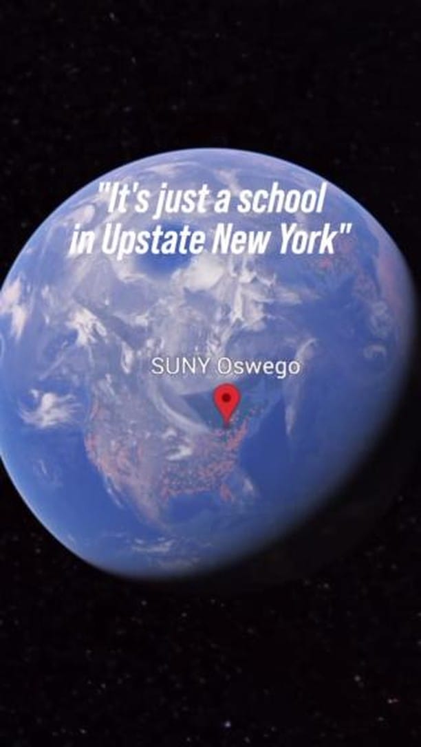 Post 9 by SUNY Oswego on Instagram (video)