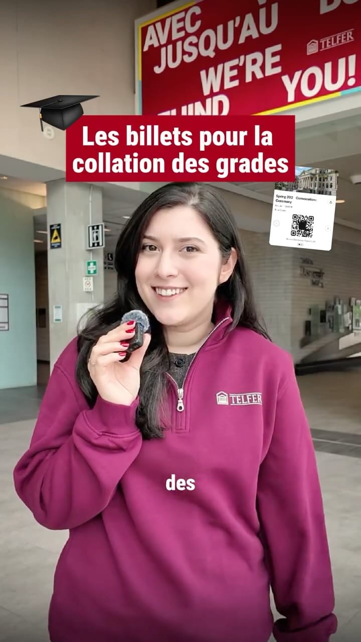 Post 3 by Telfer School | École Telfer on Instagram (video)