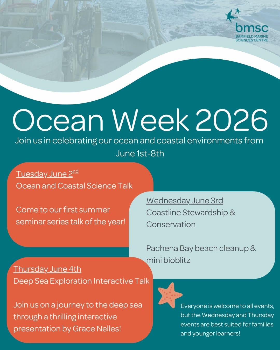 Post 1 by Bamfield Marine Sciences Centre on Instagram (carousel)