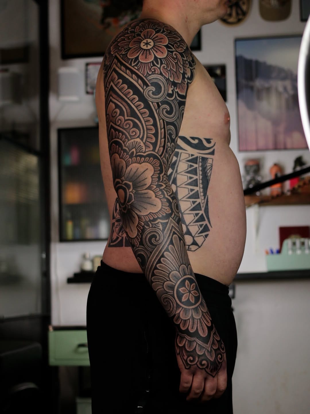 Post 8 by Ornamental Tattoo ༀ รคгкคภเςє on Instagram (carousel)