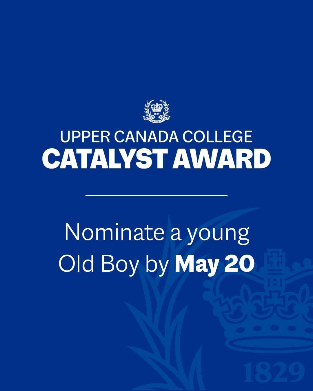 Post 8 by Upper Canada College on Instagram (image)