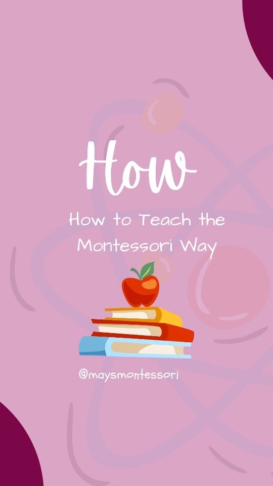 Post 9 by MONTESSORI TEACHER on Instagram (video)
