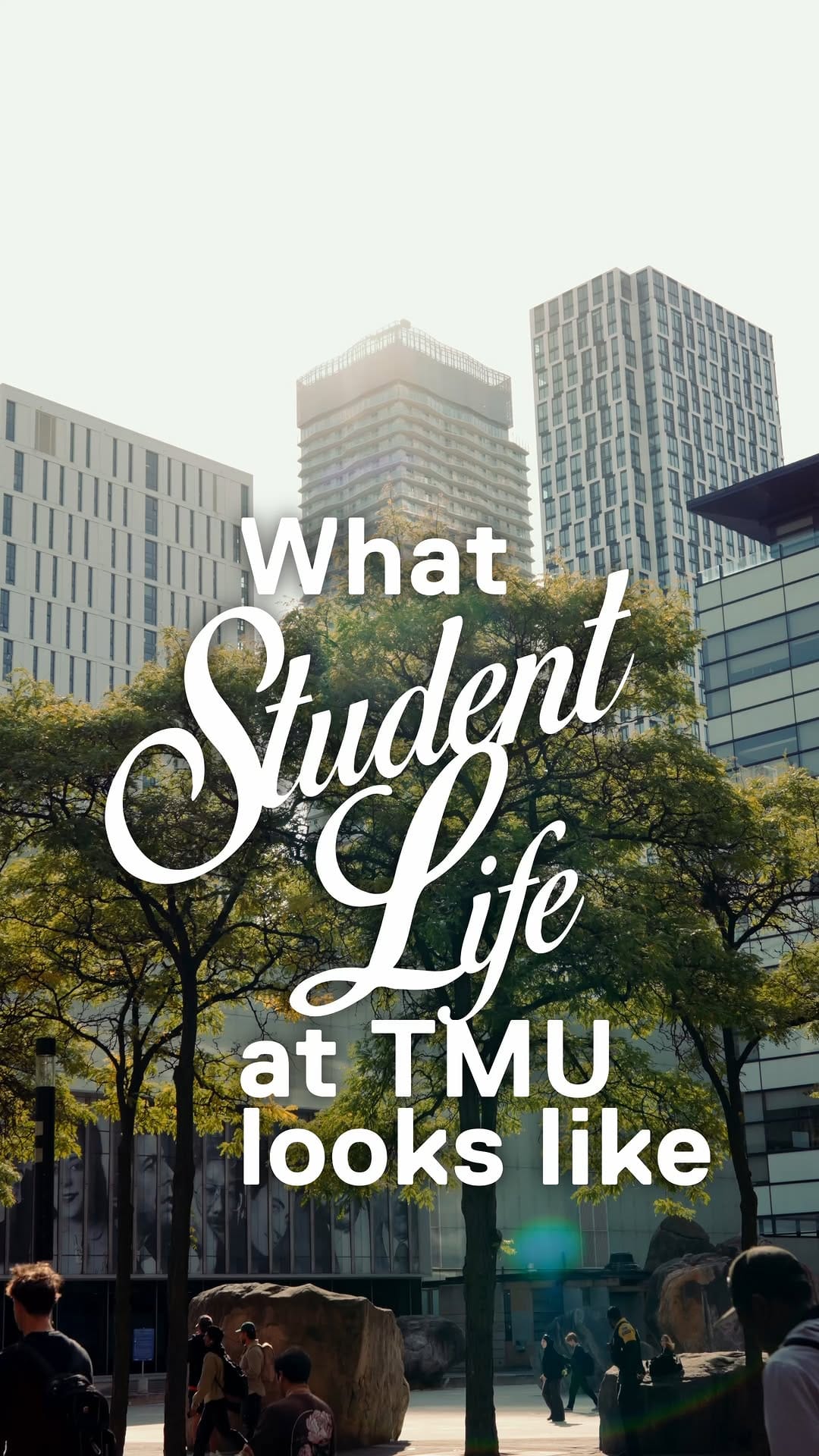 Post 4 by Toronto Metropolitan University Admissions on Instagram (video)