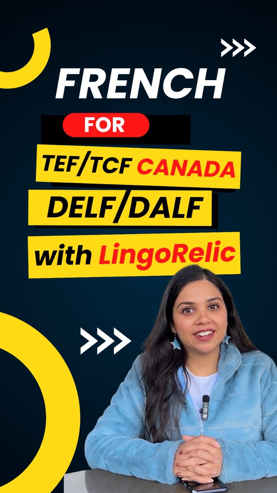Post 8 by Divya S | French Teacher (C1) | TEF, TCF Canada | DELF, DALF on Instagram (video)