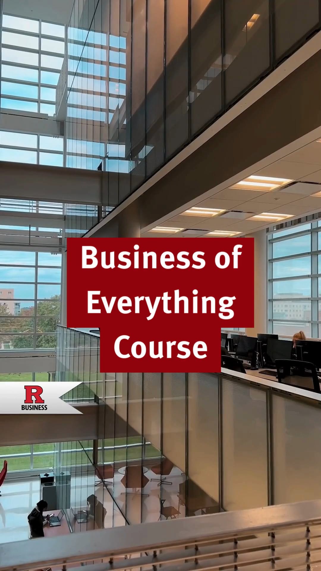 Post 10 by Rutgers Business School on Instagram (video)