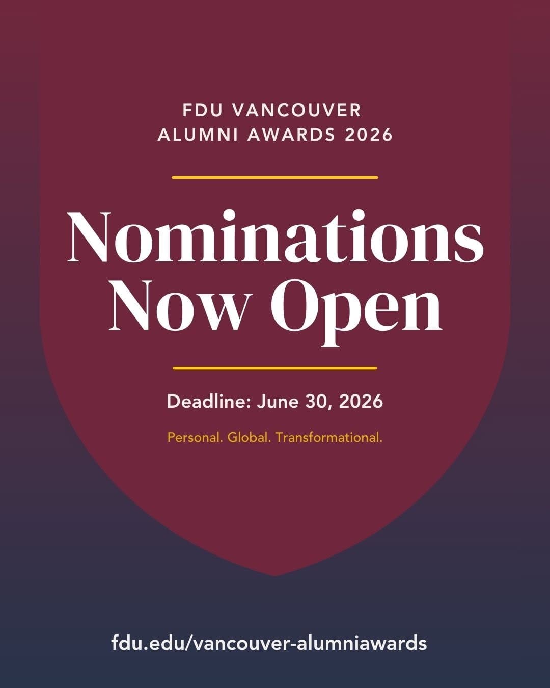 Post 1 by Fairleigh Dickinson University - Vancouver Campus on Instagram (image)