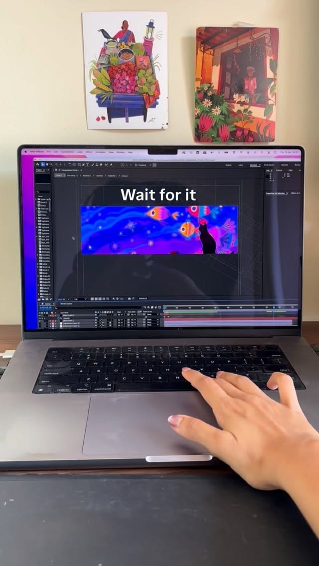 Post 8 by Chaaya Prabhat | Illustrator on Instagram (video)