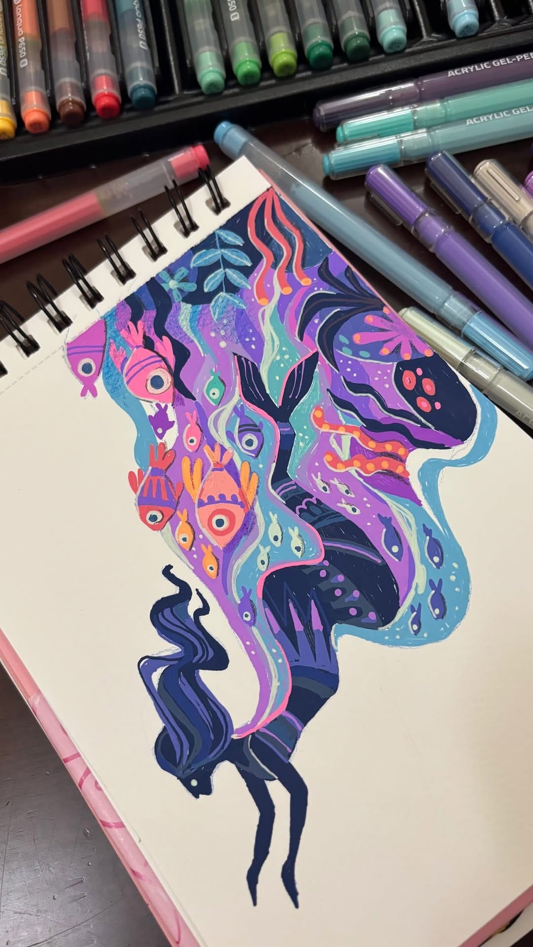 Post 3 by Chaaya Prabhat | Illustrator on Instagram (video)