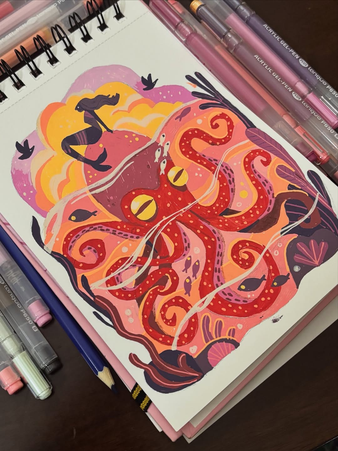 Post 1 by Chaaya Prabhat | Illustrator on Instagram (carousel)