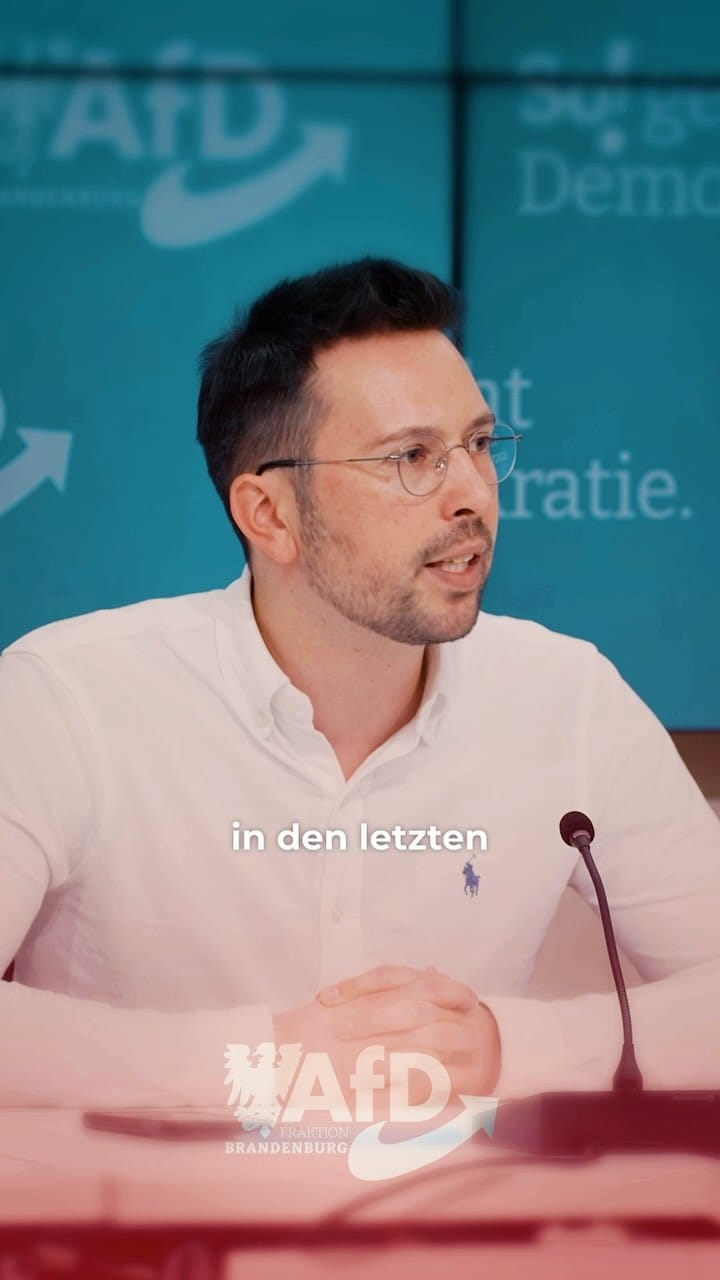 Post 8 by AfD-Fraktion Brandenburg on Instagram (video)