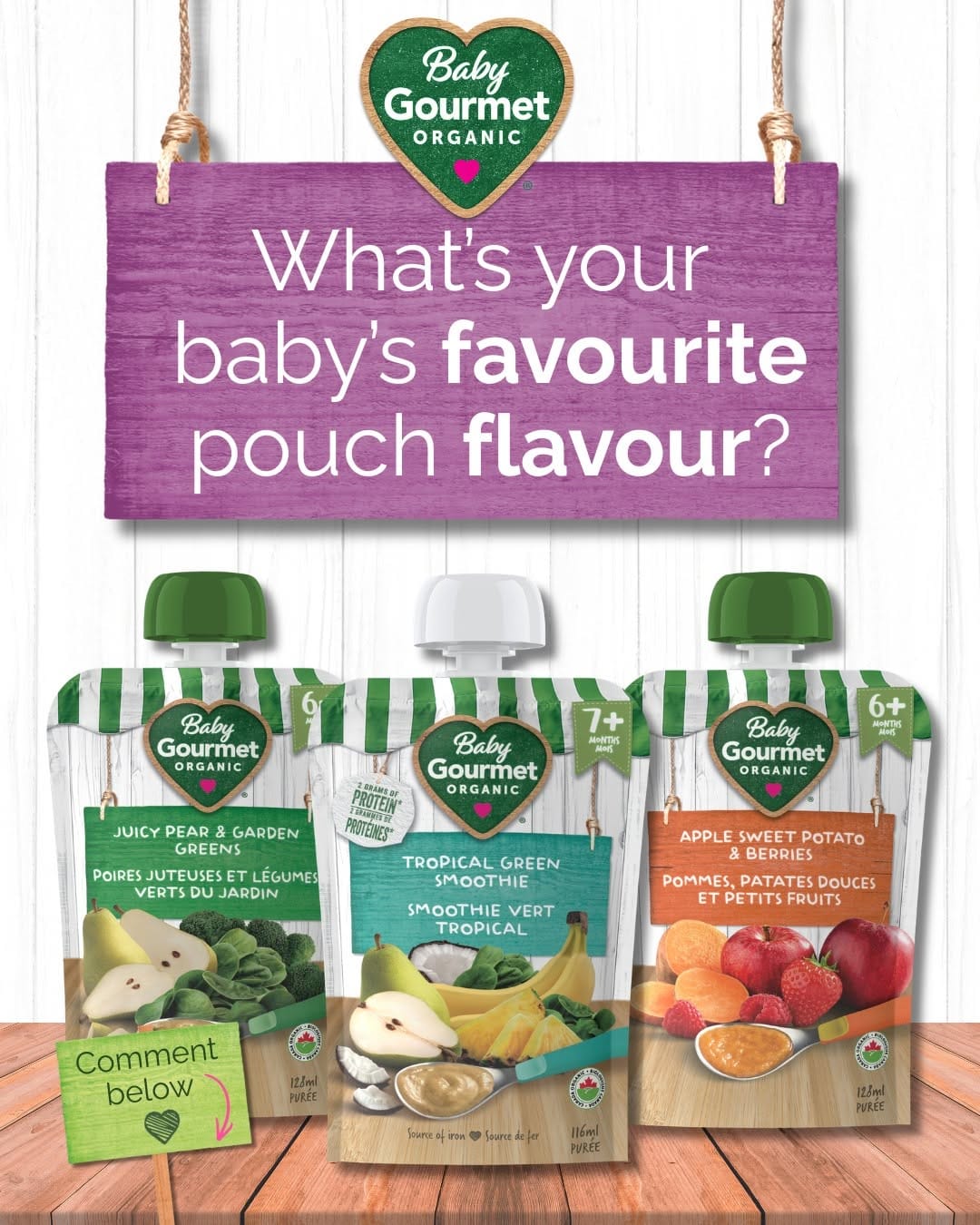 Post 1 by Baby Gourmet | meals & snacks on Instagram (image)