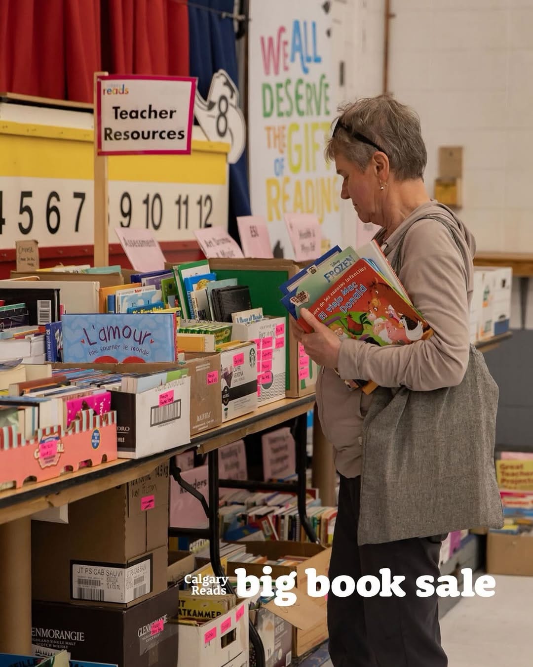 Post 1 by Calgary Reads Big Book Sale on Instagram (image)