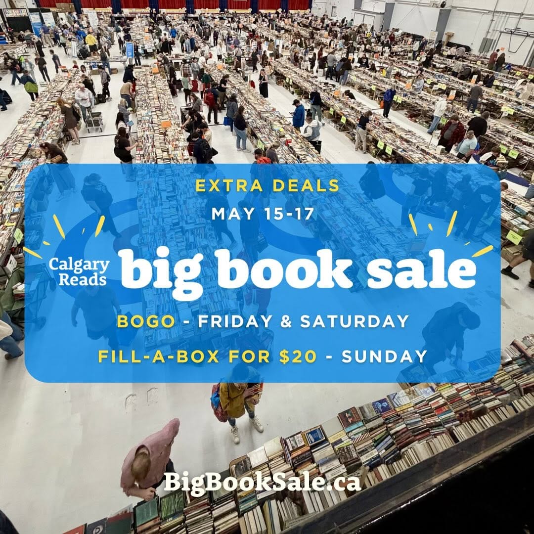Post 8 by Calgary Reads Big Book Sale on Instagram (image)