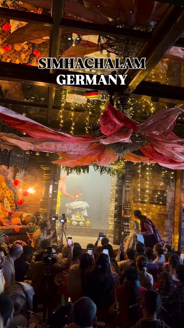 Post 9 by ISKCON Jandelsbrunn - Simhachalam Temple Germany on Instagram (video)