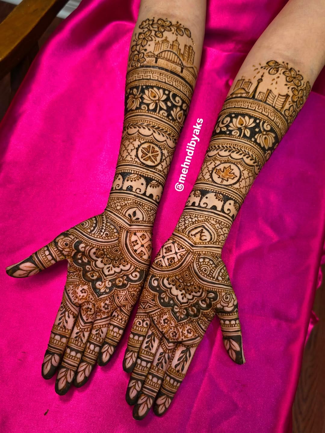 Post 1 by Toronto Henna artist on Instagram (carousel)