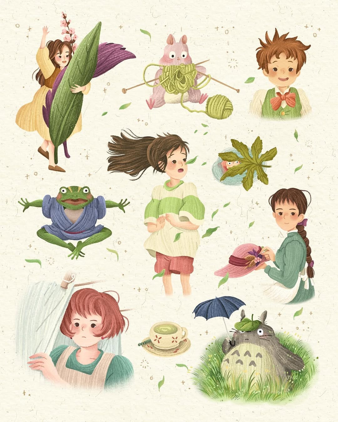 Post 6 by ahya kim 🌾 illustrator on Instagram (carousel)