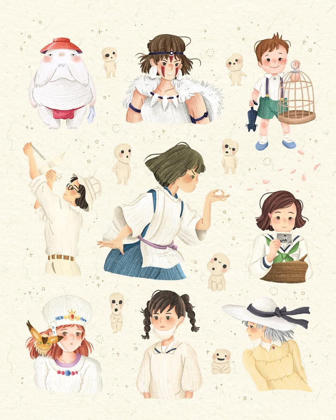 Post 3 by ahya kim 🌾 illustrator on Instagram (carousel)