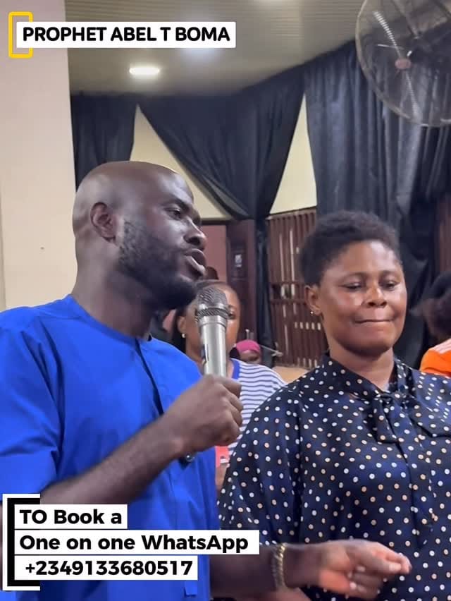 Post 1 by PROPHET ABEL TAMUNOMINABO BOMA on Instagram (video)