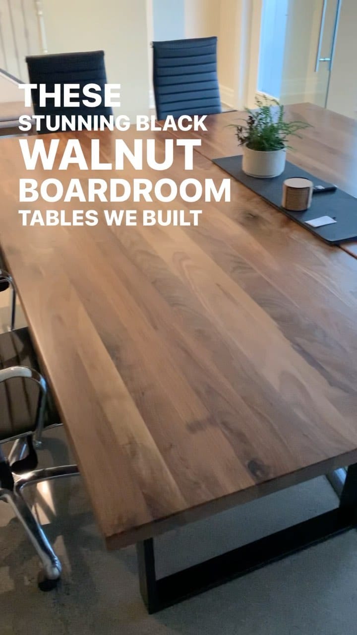 Post 9 by Custom Furniture - Wood Supply on Instagram (video)