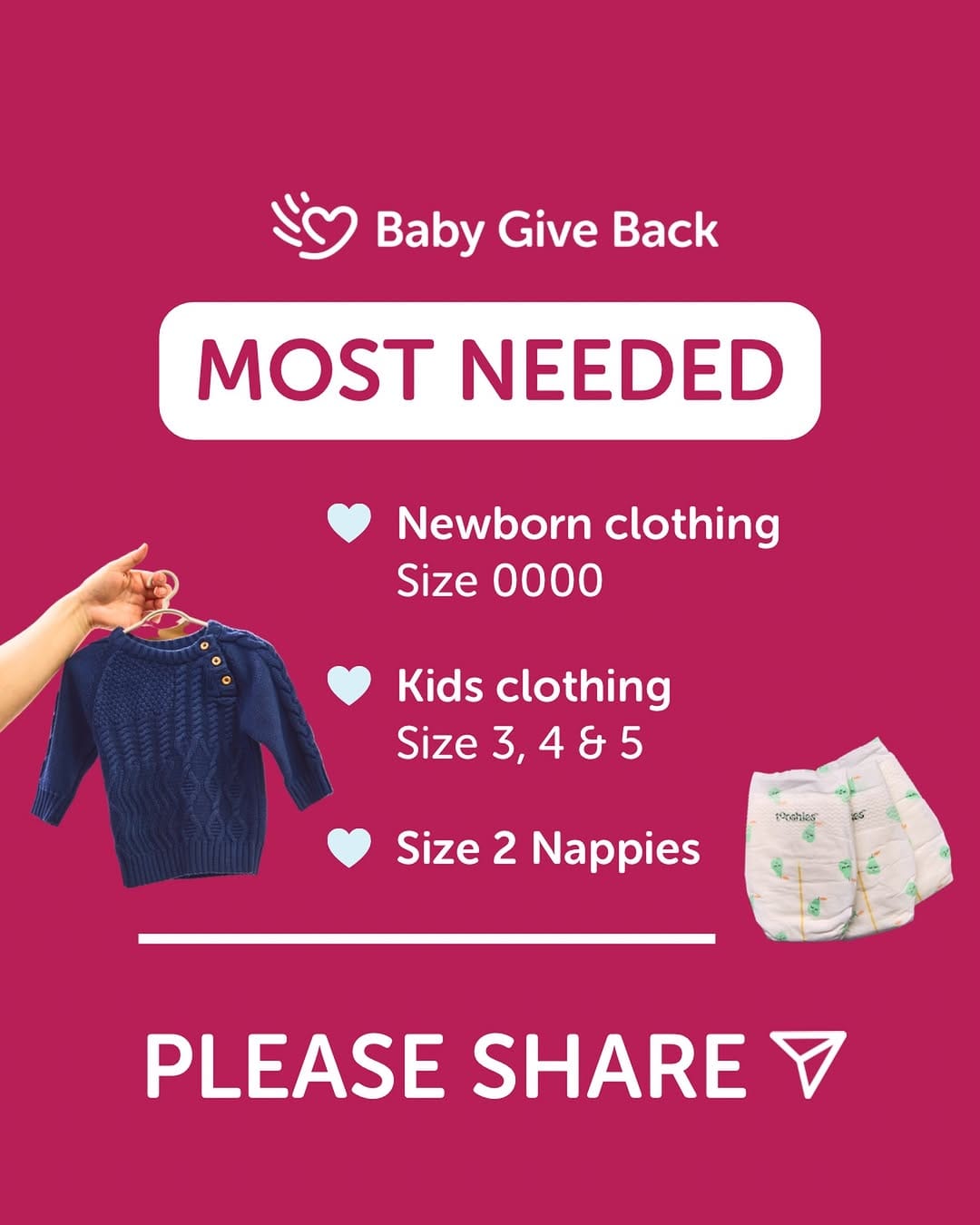 Post 6 by Baby Give Back on Instagram (image)