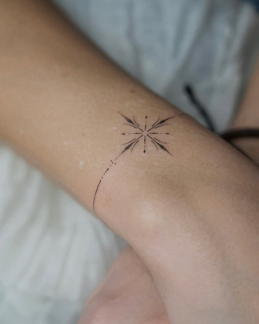 Post 9 by Kitty | Floral, fineline Tattoo Artist on Instagram (carousel)