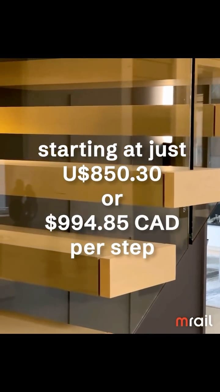 Post 9 by Mrail Modern Stairs Toronto on Instagram (video)