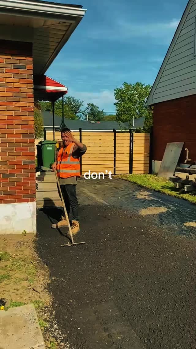 Post 6 by Black Tar Construction on Instagram (video)