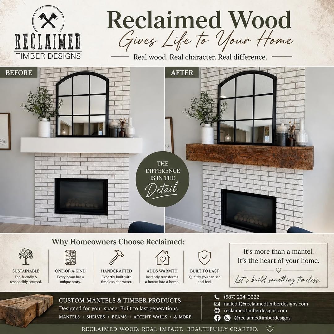 Post 5 by Reclaimed Timber Designs on Instagram (image)