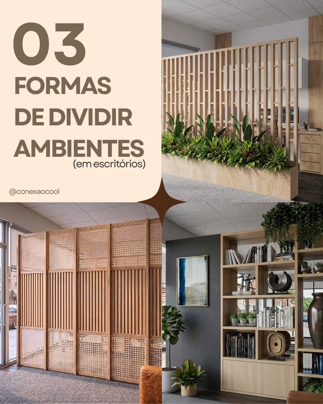 Post 2 by Andrea Couto /ConexaoCool Design  interiores on Instagram (carousel)