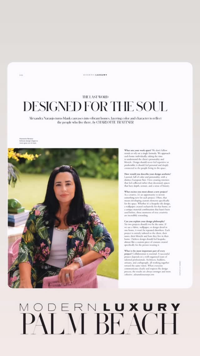 Post 2 by Alexandra Naranjo Designs©️ on Instagram (video)