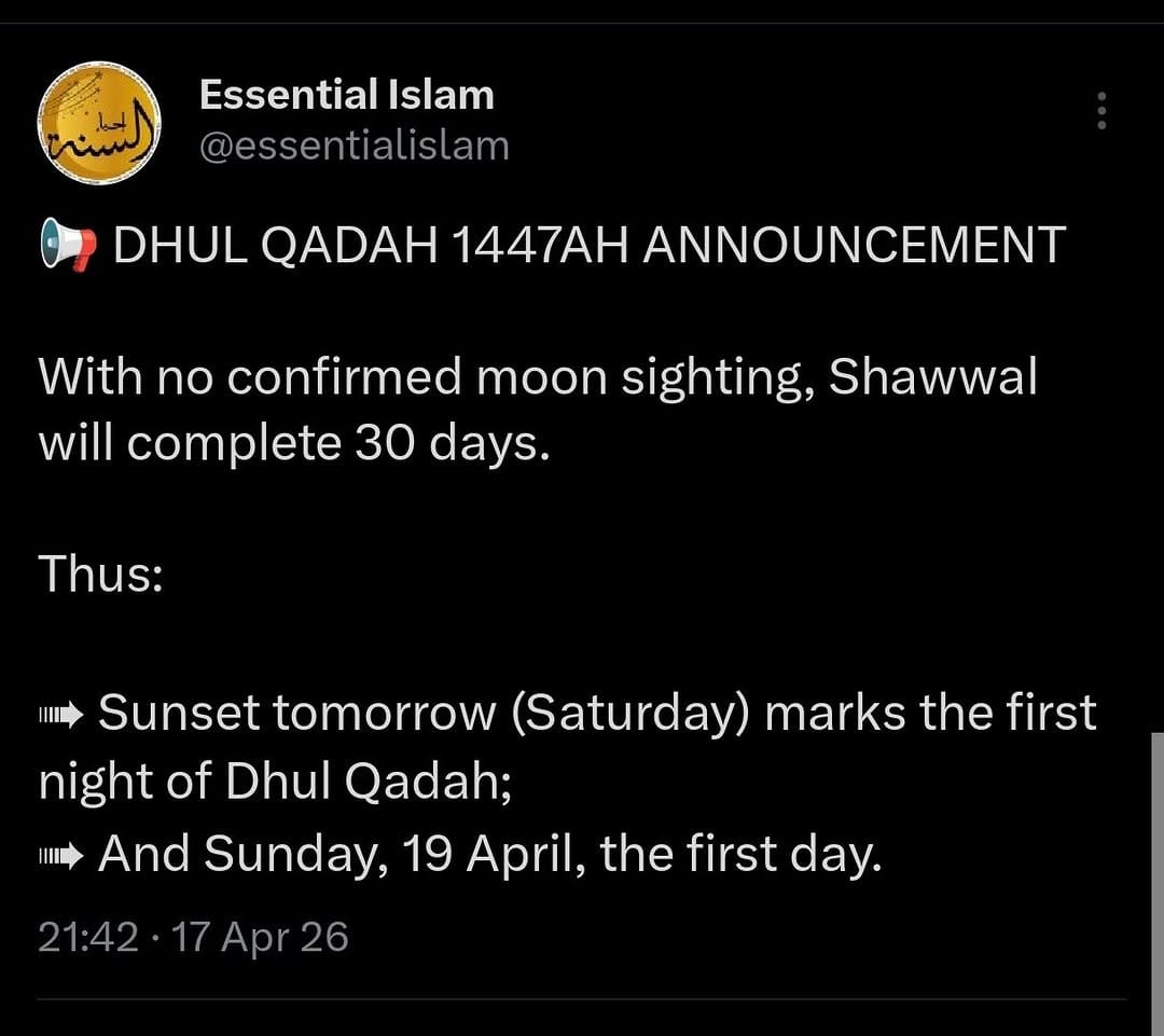 Post 8 by Essential Islam on Instagram (image)