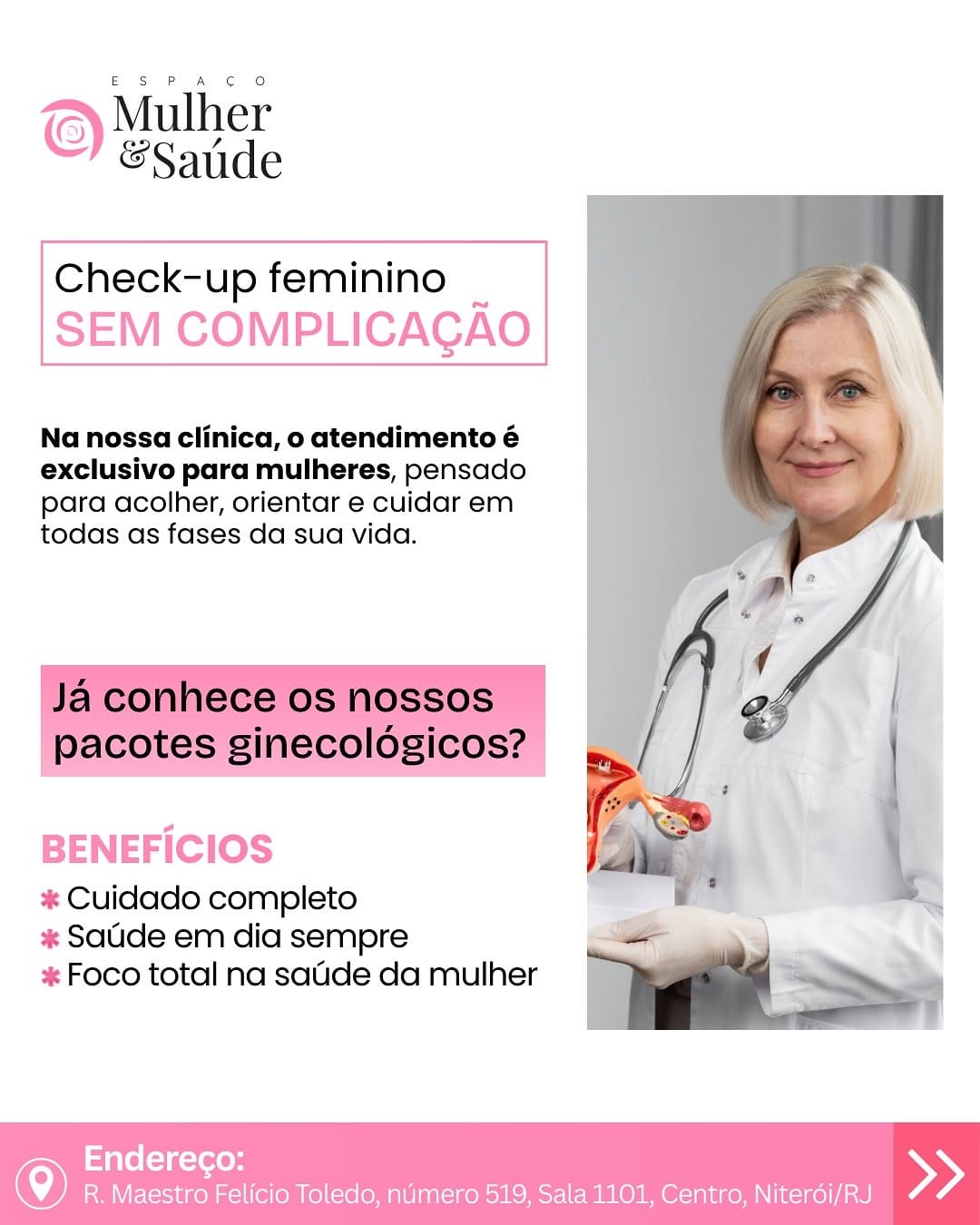 Post 10 by Clínica Espaço Mulher & Saúde on Instagram (carousel)